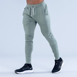 Joggery DFYNE Stealth Tapered Męskie Oliwkowe | 8419-HRJGK