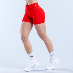 Shorts DFYNE Defy 4.5" Damskie Pomarańczowe | 1280-XFNKE