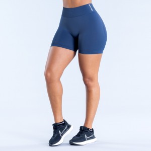 Shorts DFYNE Dynamic 4.5" Damskie Ciemny Niebieskie | 5483-VLSFW