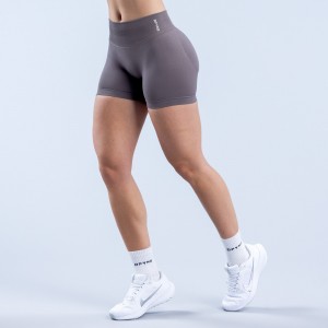 Shorts DFYNE Impact 4.5" Damskie Fioletowe | 7458-LMIXZ