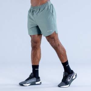 Shorts DFYNE Stealth Training Męskie Oliwkowe | 8135-XDLCK