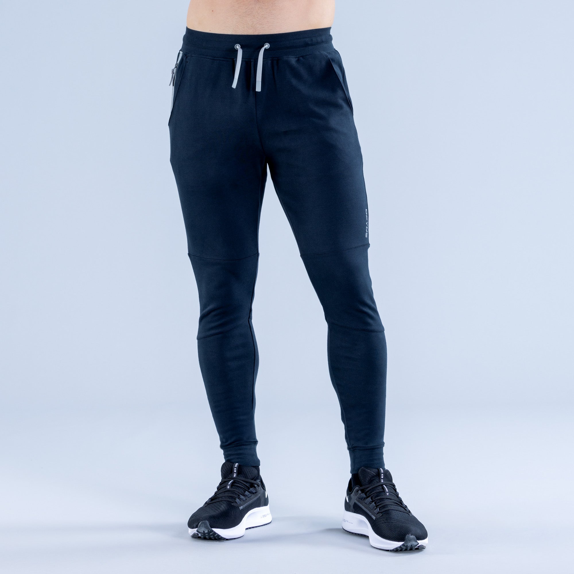 Joggery DFYNE Stealth Tapered Męskie Czarne | 6072-VQGXA