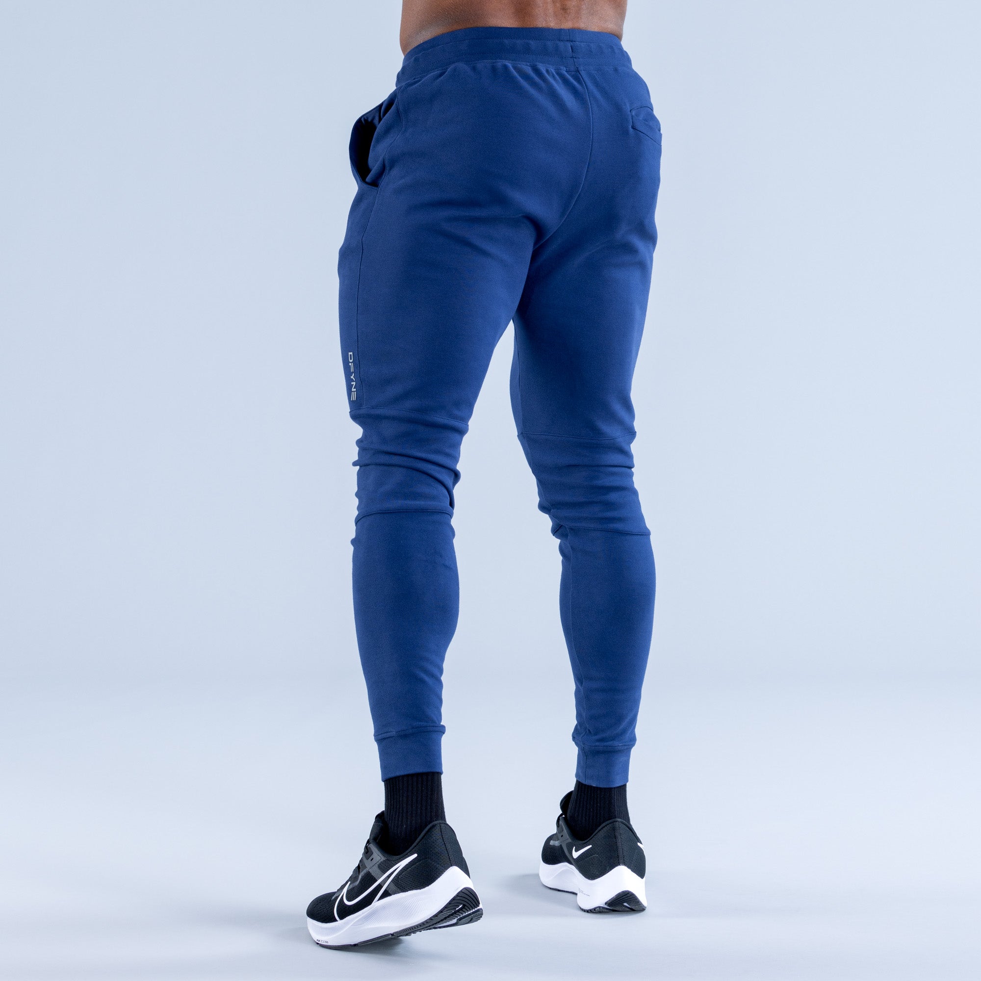 Joggery DFYNE Stealth Tapered Męskie Niebieskie | 3092-QXYVR