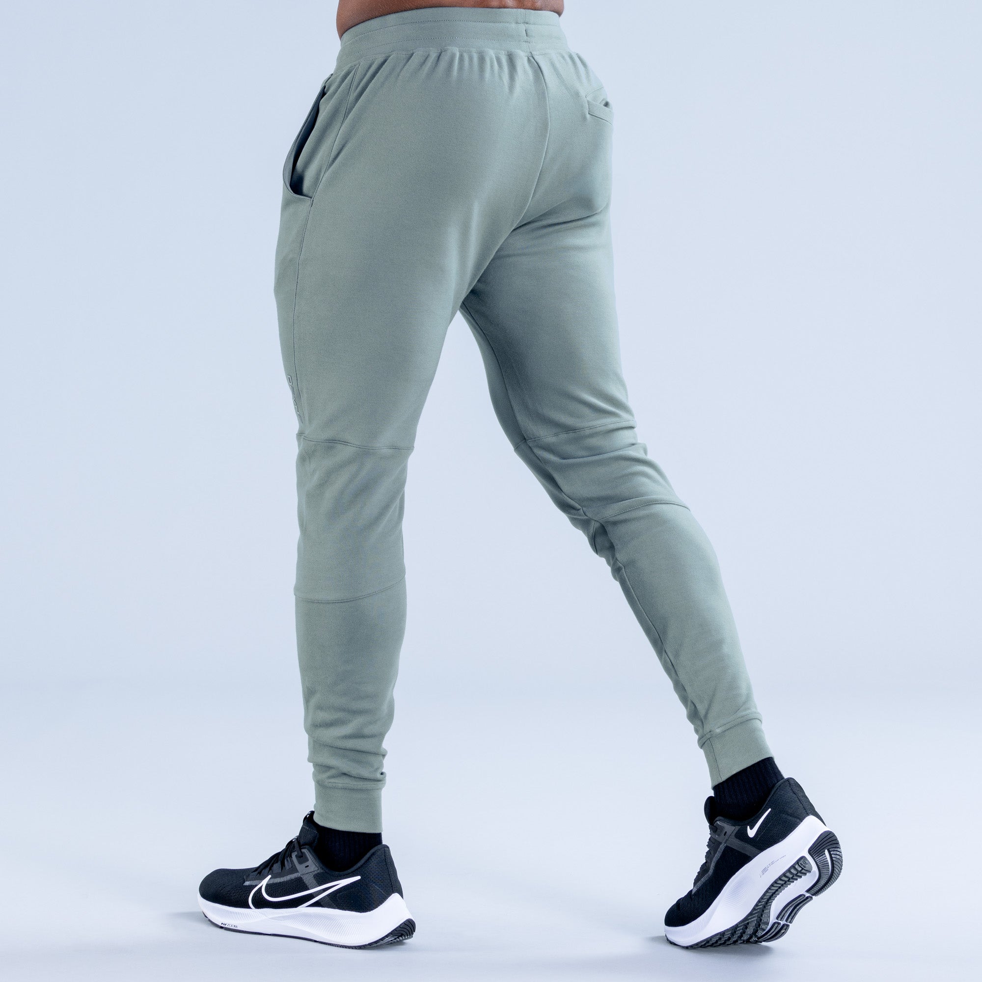 Joggery DFYNE Stealth Tapered Męskie Oliwkowe | 8419-HRJGK