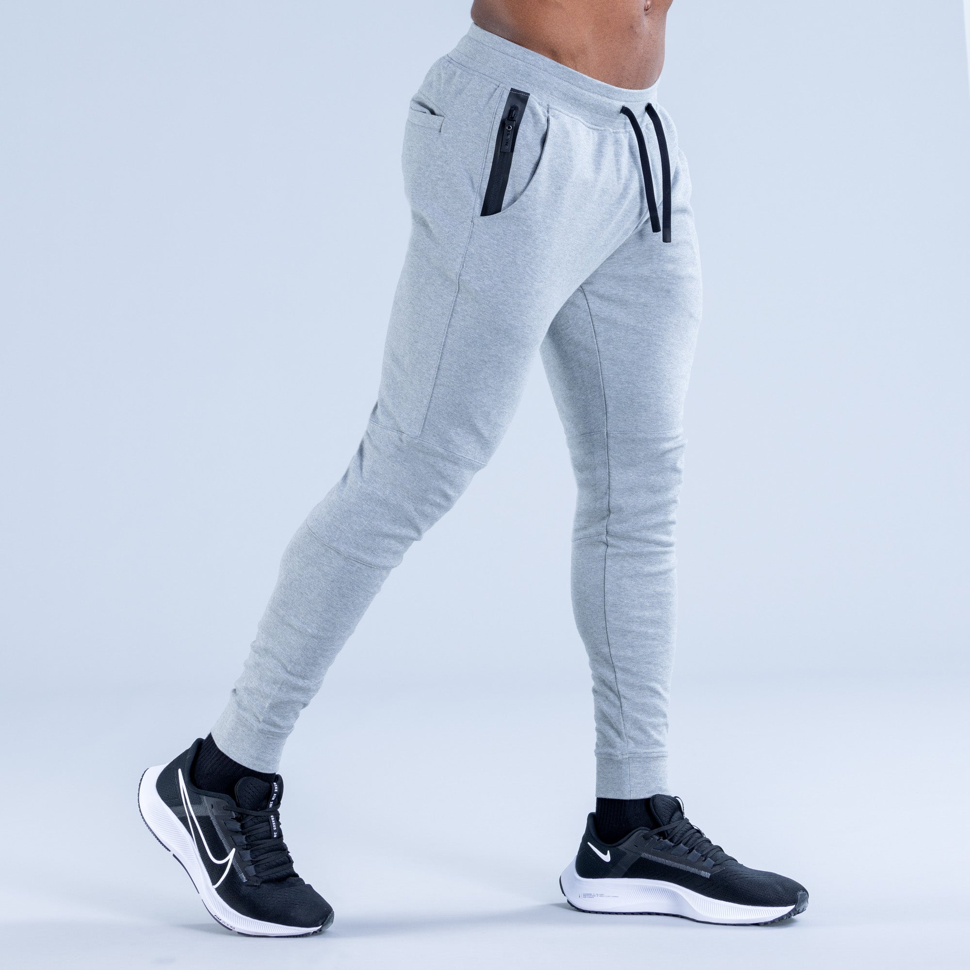 Joggery DFYNE Stealth Tapered Męskie Szare | 1562-YCLKE