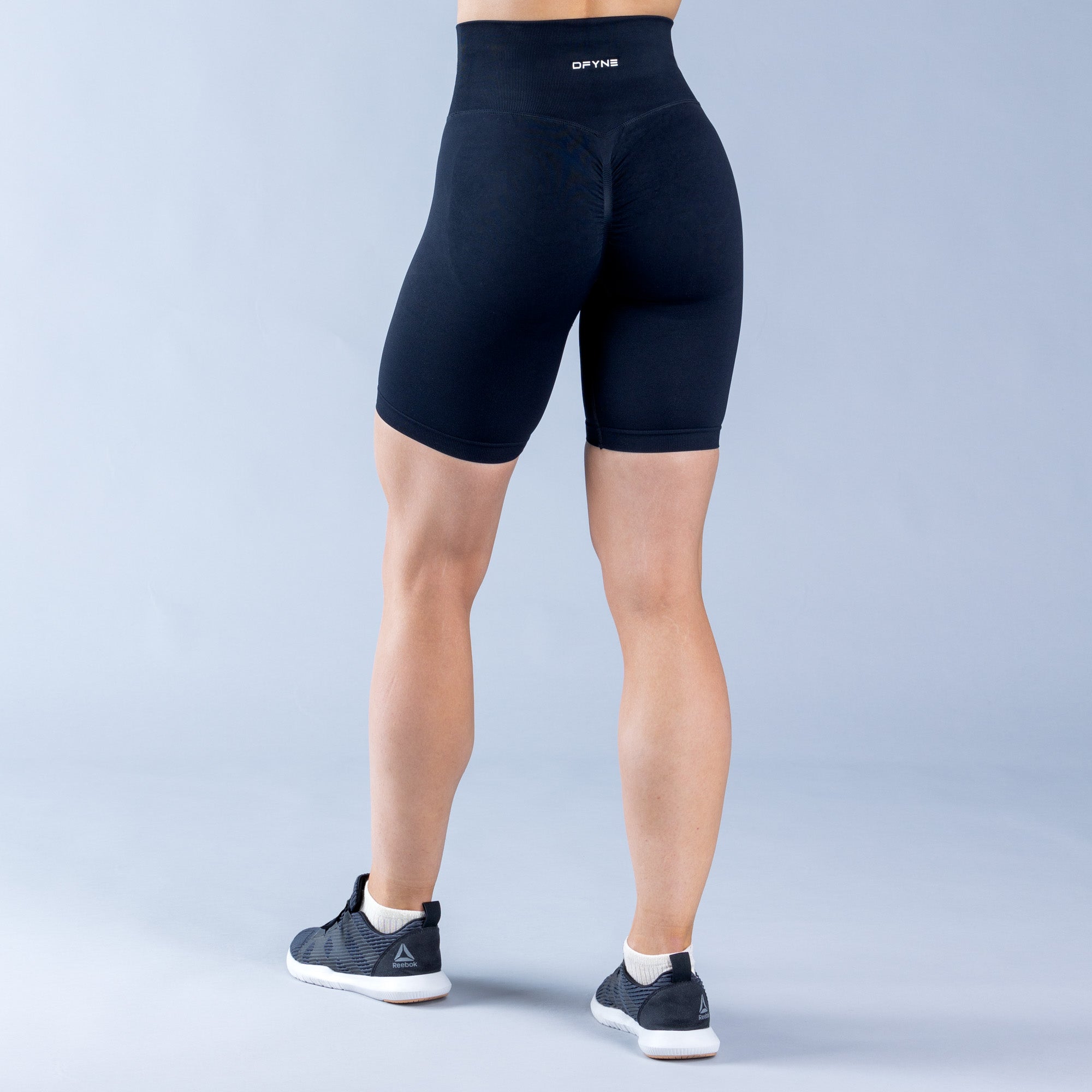 Shorts DFYNE Dynamic Damskie Czarne | 9301-JSLFZ