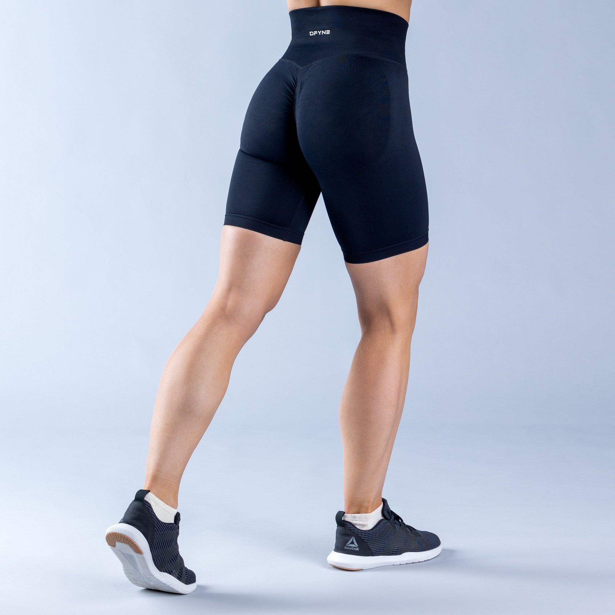 Shorts DFYNE Dynamic Damskie Czarne | 9301-JSLFZ