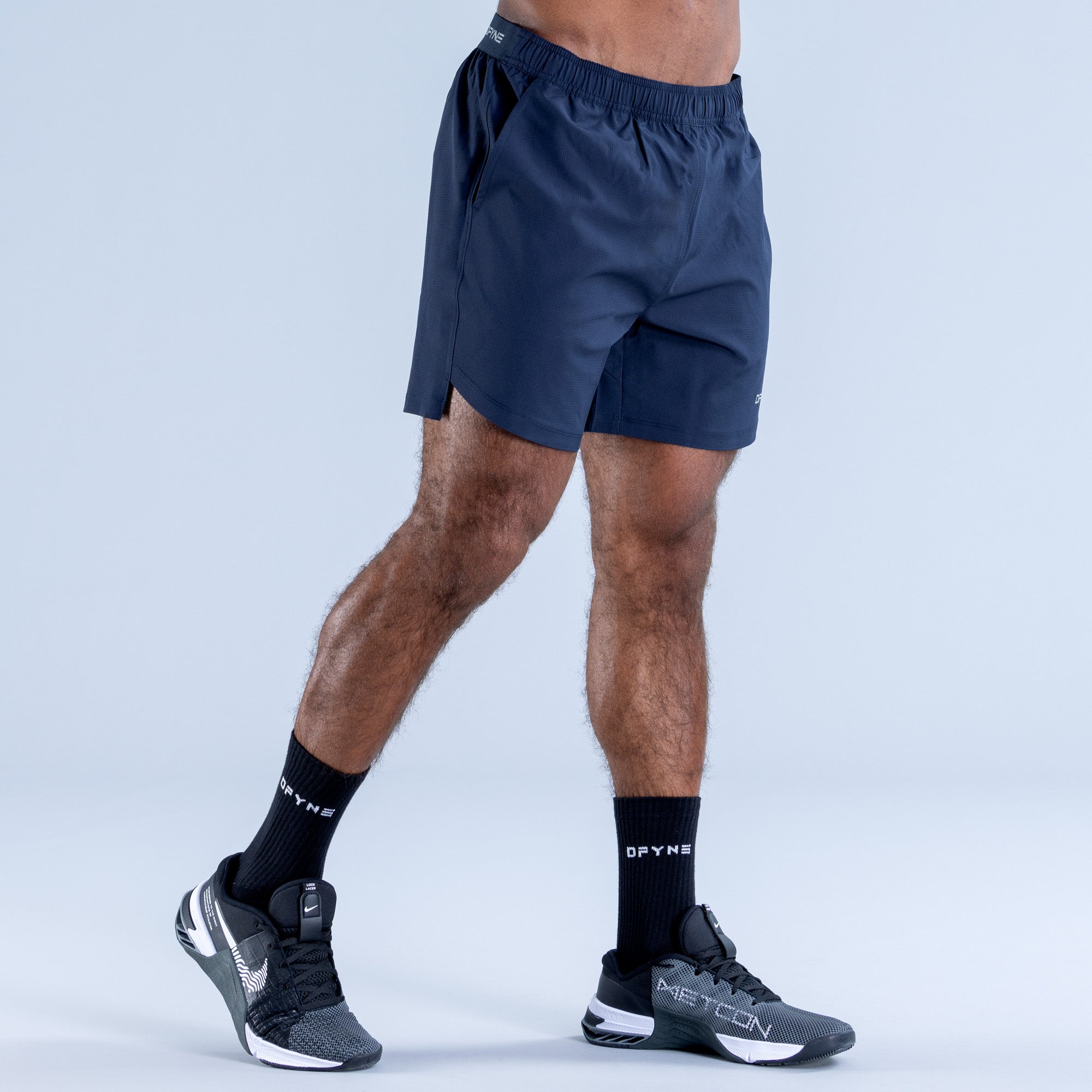 Shorts DFYNE Stealth Training Męskie Niebieskie | 8920-EAWKI