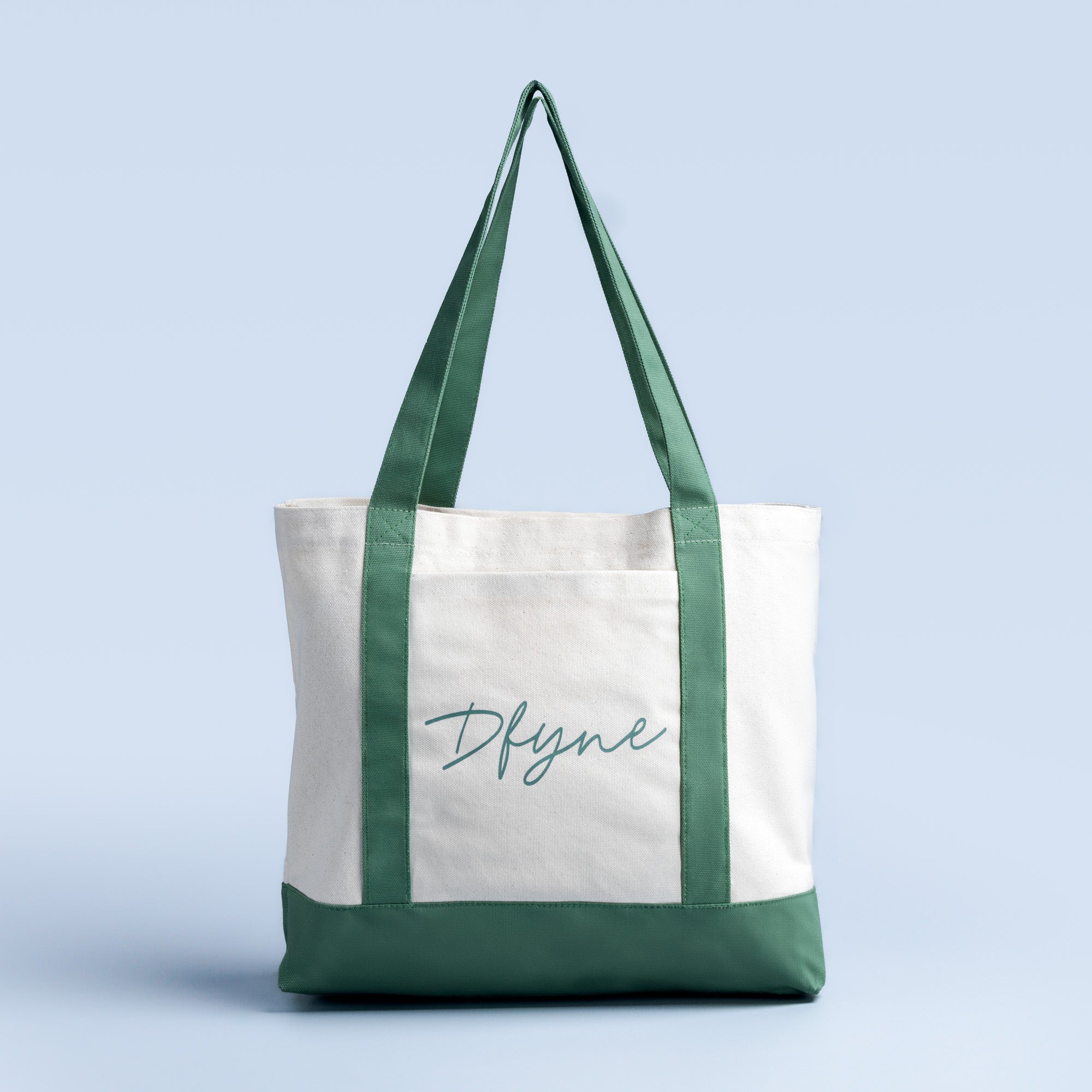 Tote DFYNE Damskie Zielone | 8693-FMBOC